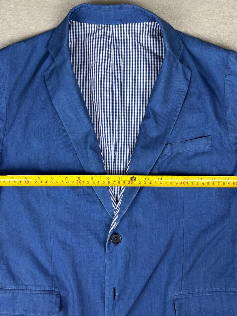 Tombolini TConcept Reversible Gingham Blazer Made in Italy - Picture 12 of 16